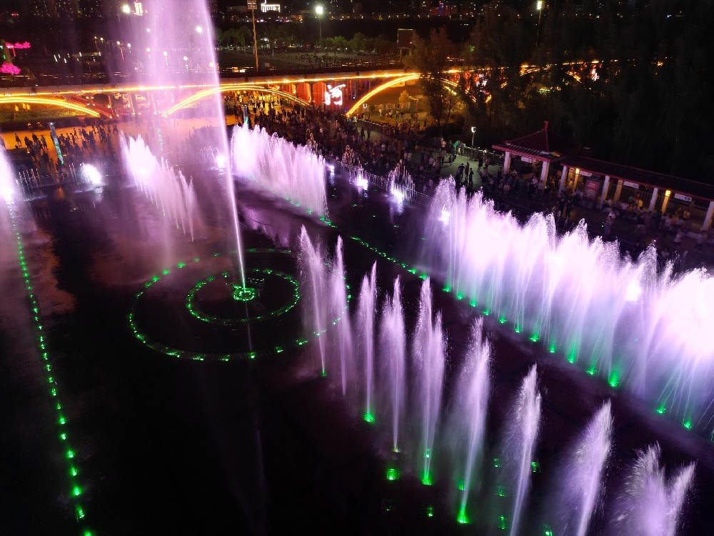 神木市和諧廣場(chǎng)噴泉提升改造工程